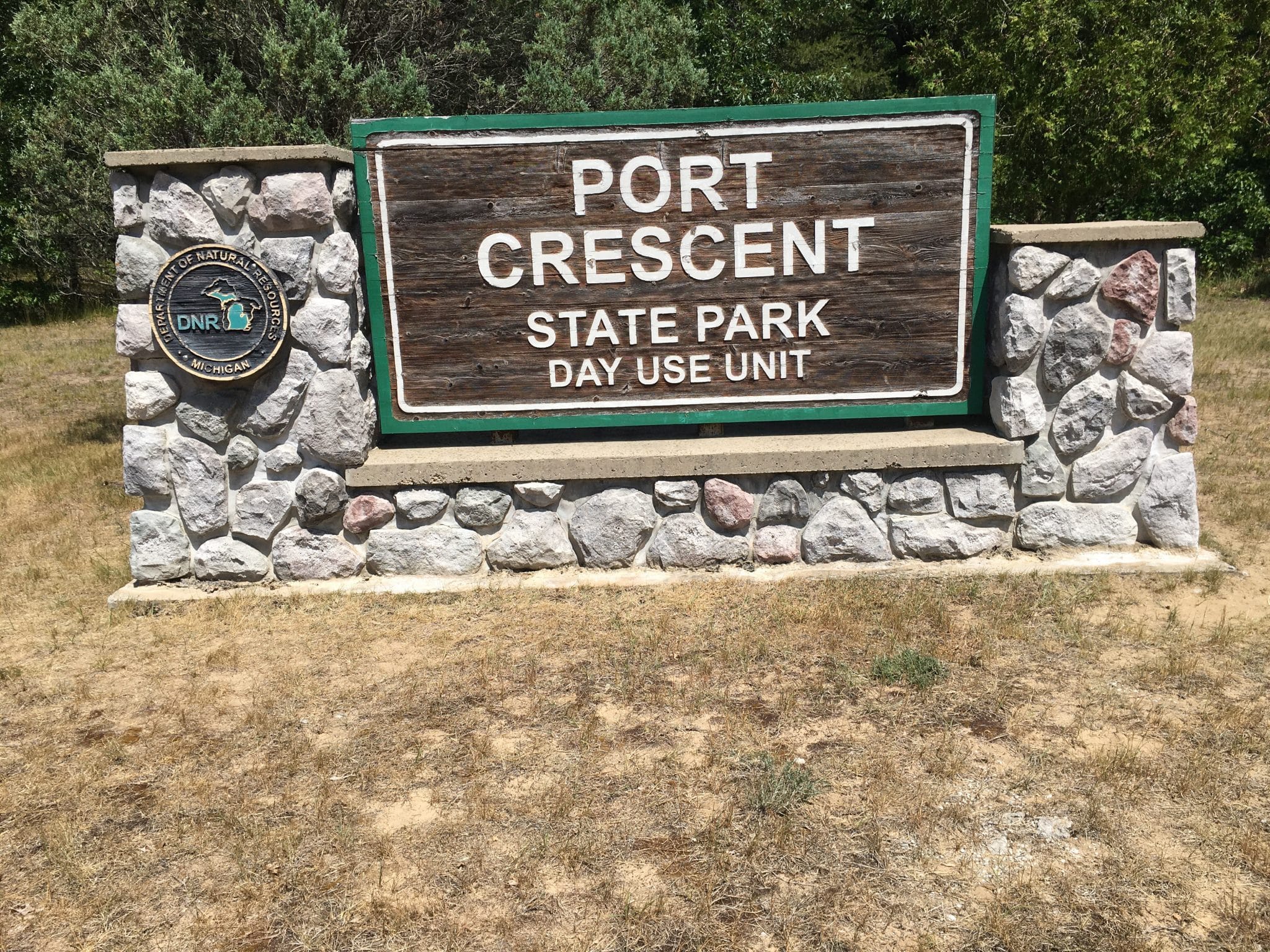 Port Crescent State Park Sign