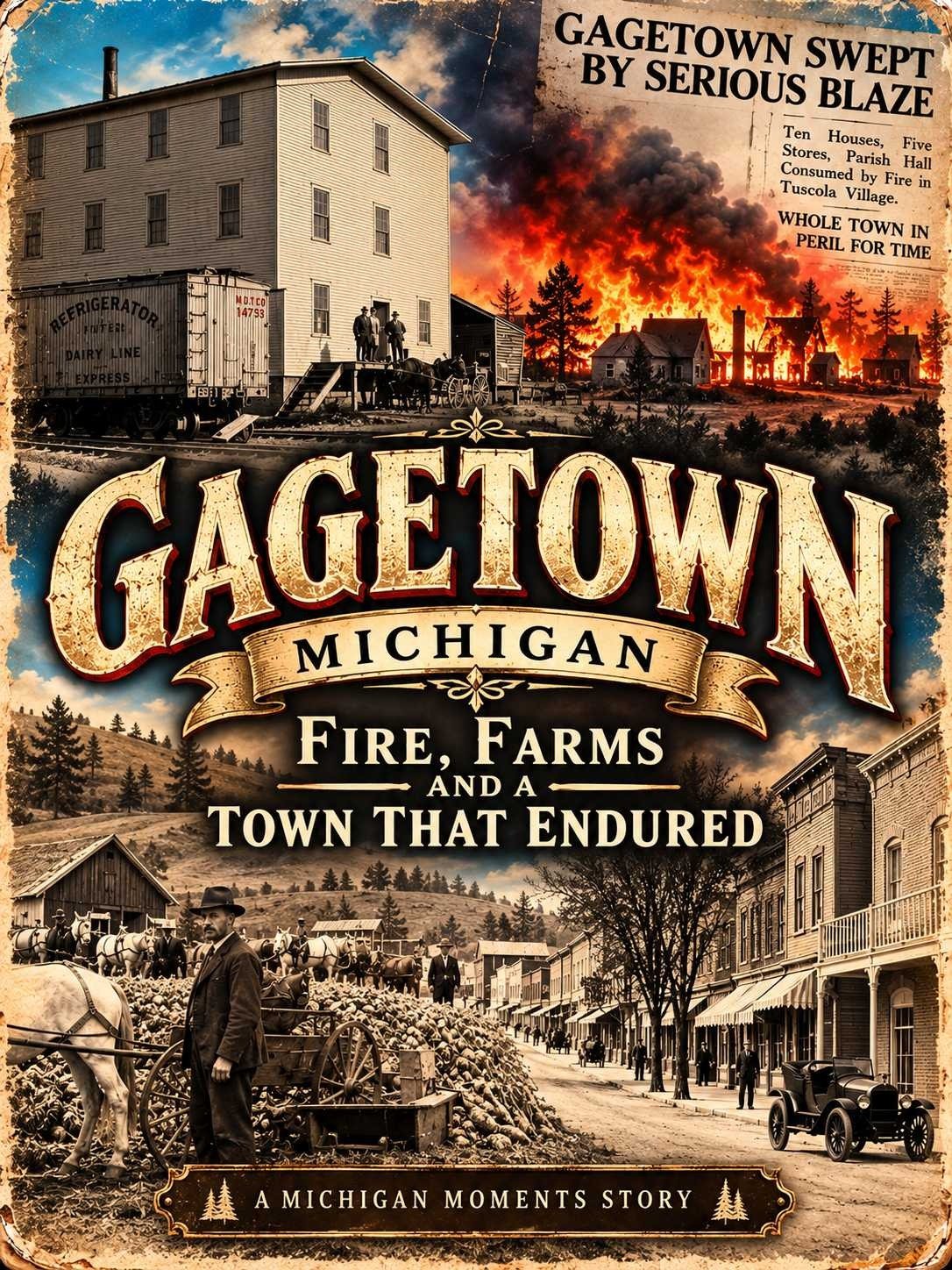 Gagetown Michigan Moments poster