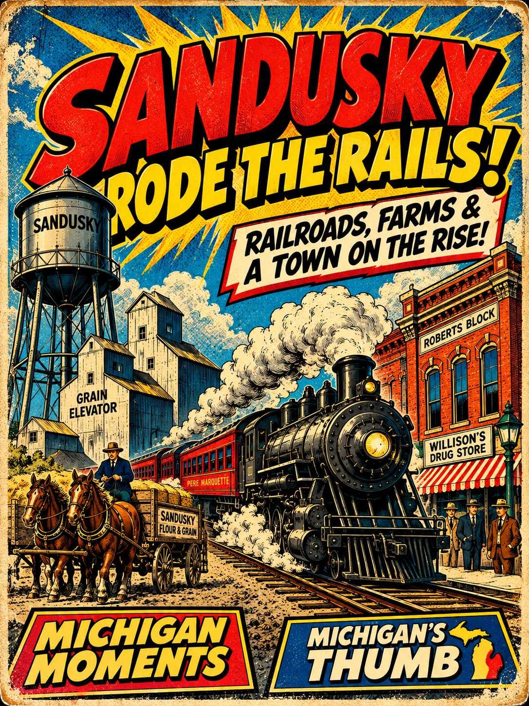 Sandusky Michigan Moments poster