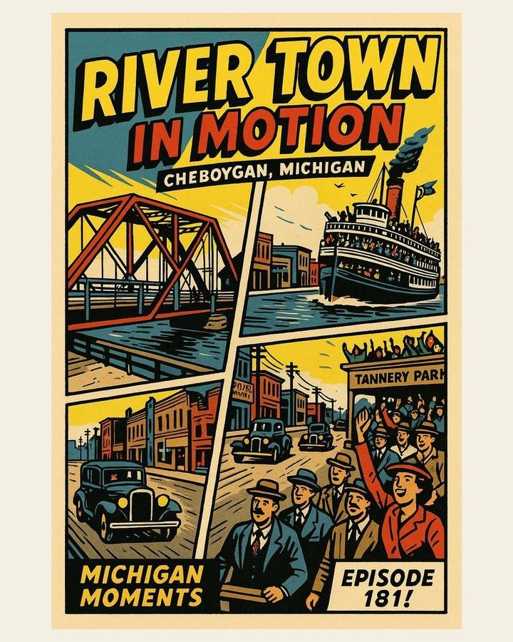 Cheboygan Michigan Moments poster