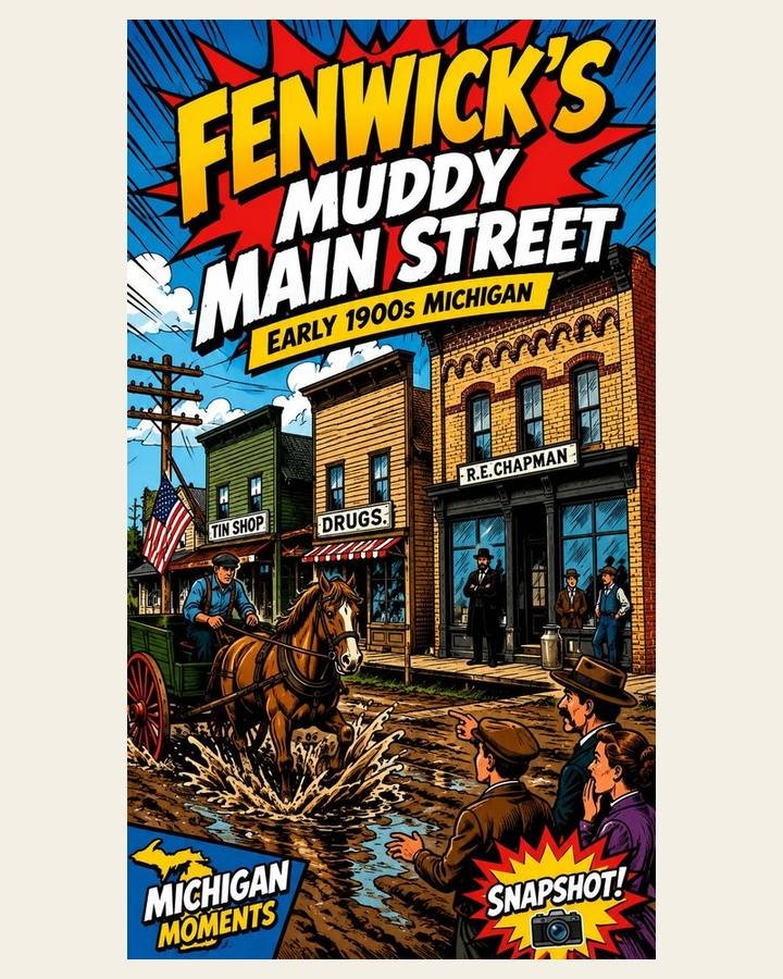 Fenwick Storefronts Michigan Moments poster