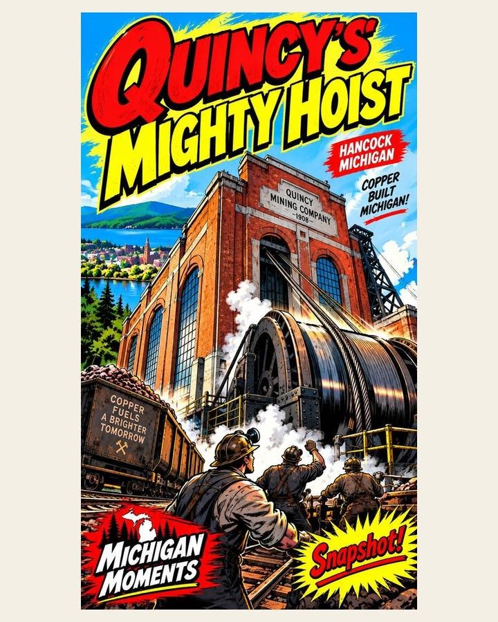 Quincy Mine Hoist Michigan Moments poster