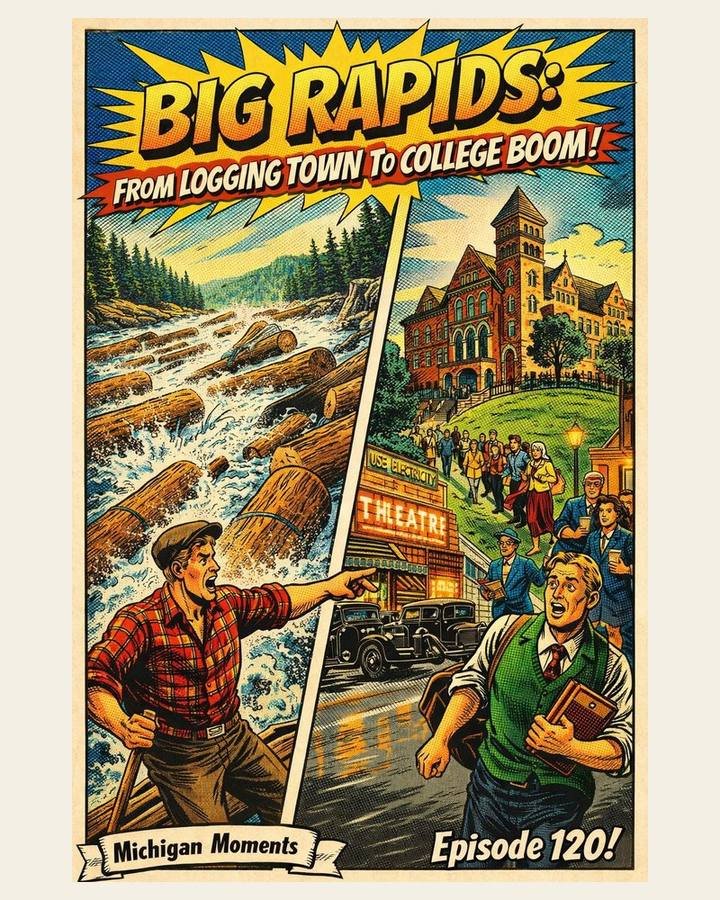 Big Rapids Michigan Moments poster