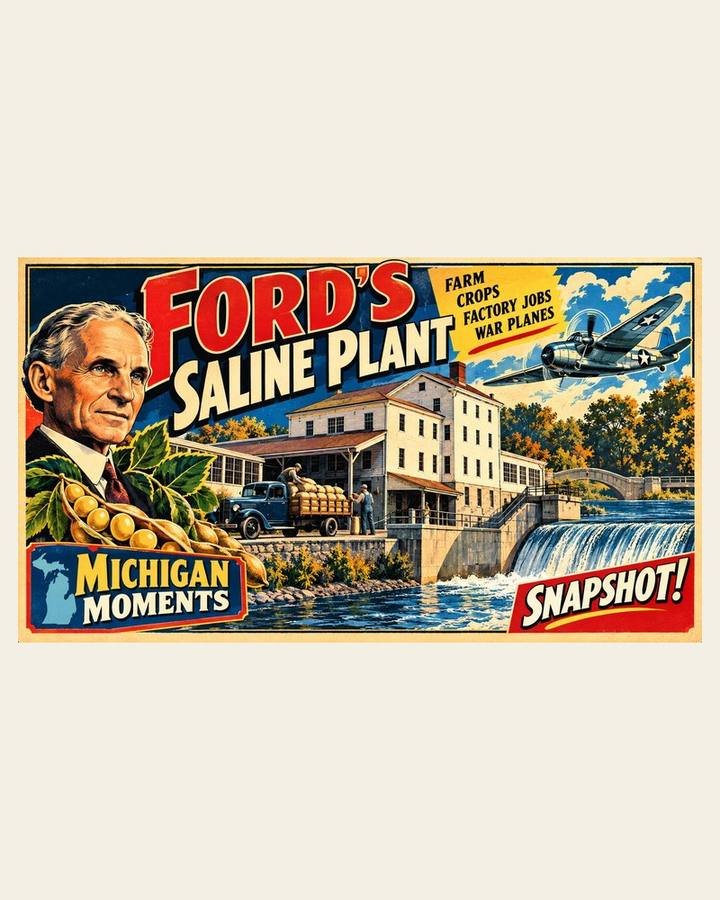 Ford's Village Industries Michigan Moments poster