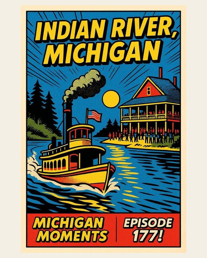 Indian River Michigan Moments poster