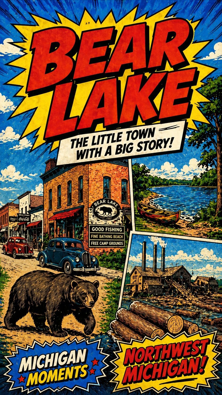 Bear Lake Michigan Moments poster