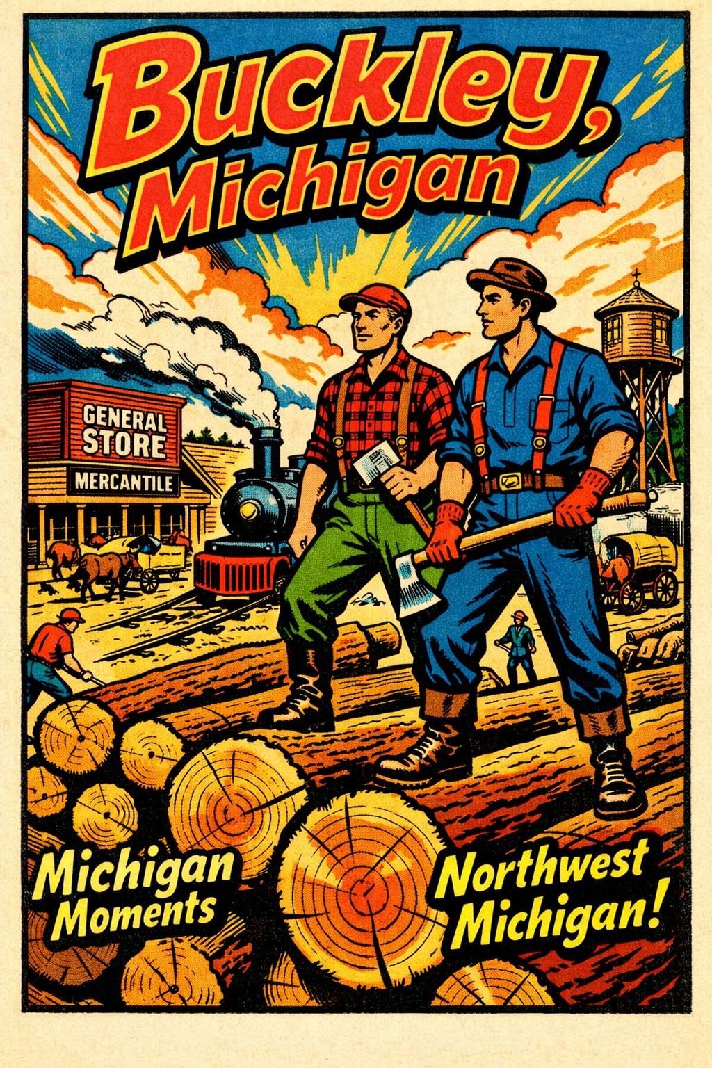 Buckley Michigan Moments poster