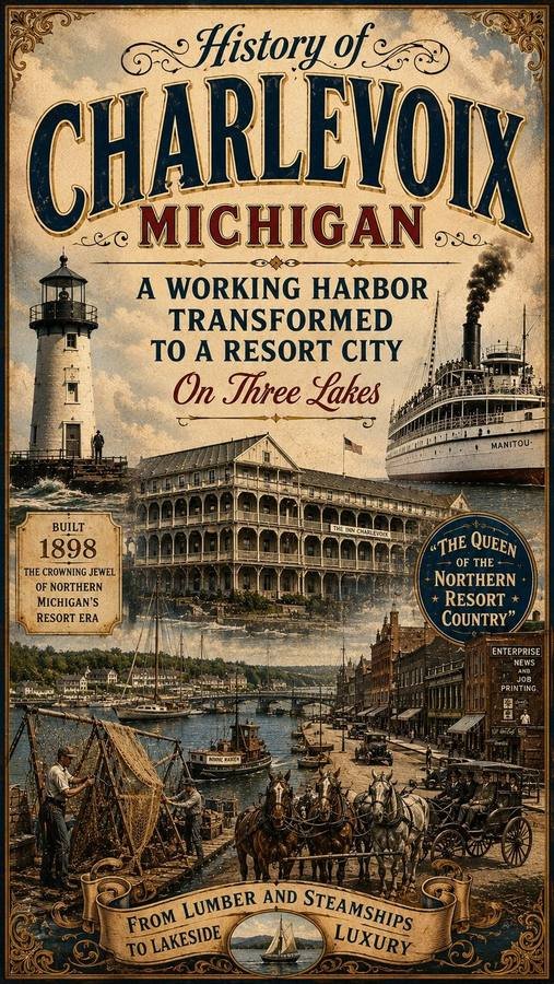 Charlevoix Michigan Moments poster