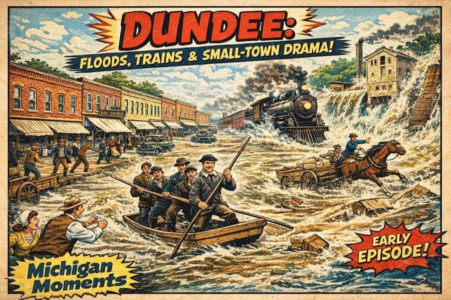 Dundee - Water, Railroads & Industry Michigan Moments poster