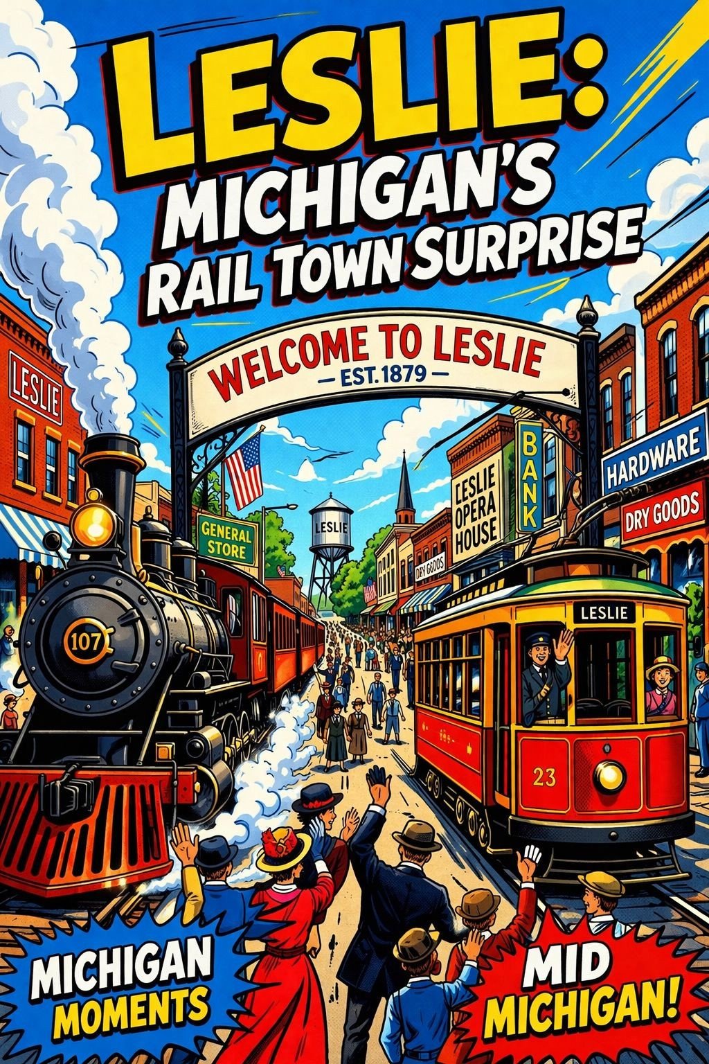 Leslie Michigan Moments poster