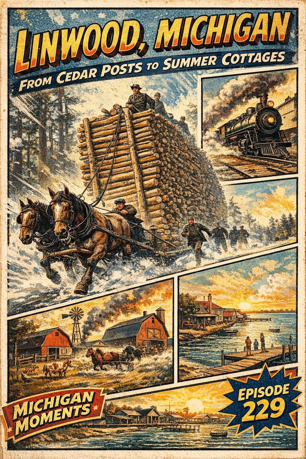 Linwood Michigan Moments poster