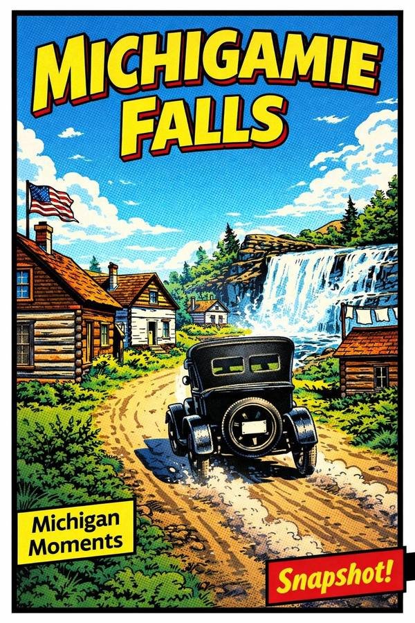 Abandoned Mining Town, Michigamme Falls Michigan Moments poster