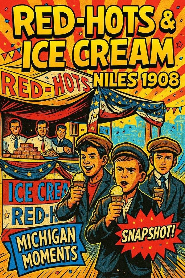 Niles - Ice Cream & Red Hots Michigan Moments poster