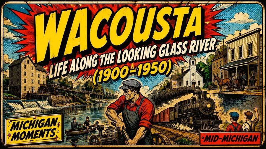 Wacousta - A River Town Holding Time Michigan Moments poster
