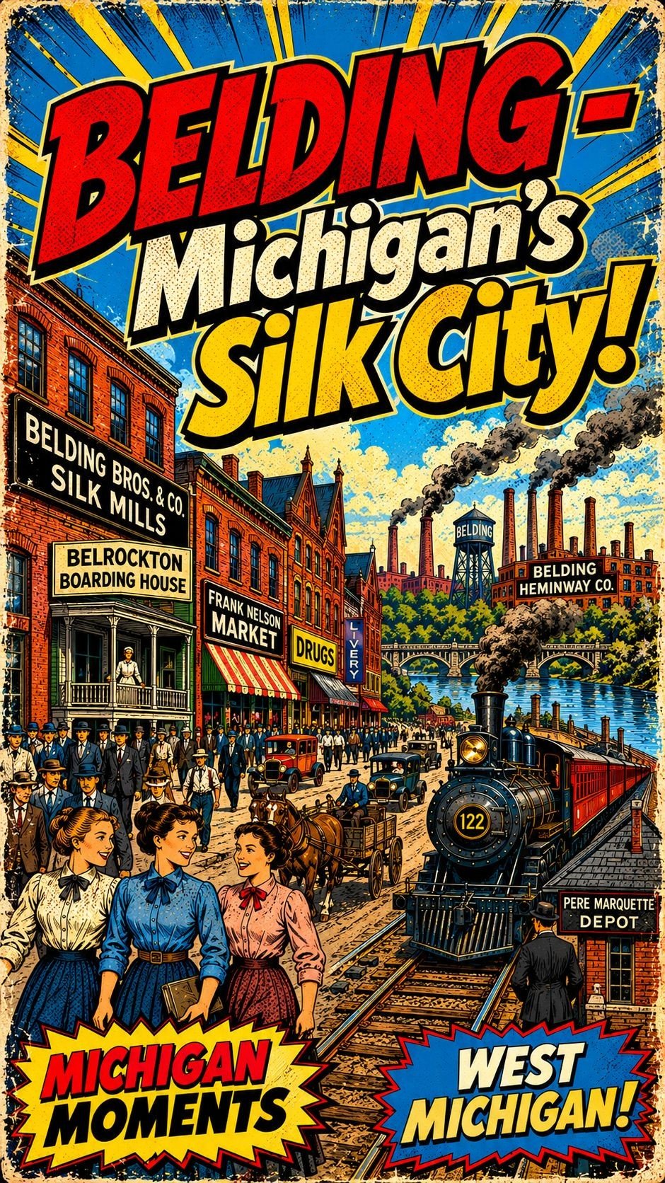 Belding Michigan Moments poster