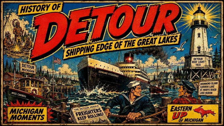 De Tour Village Michigan Moments poster