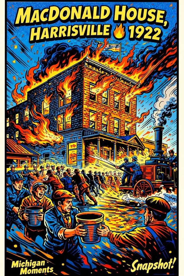 MacDonald House, Harrisville, 1907–1922 Michigan Moments poster