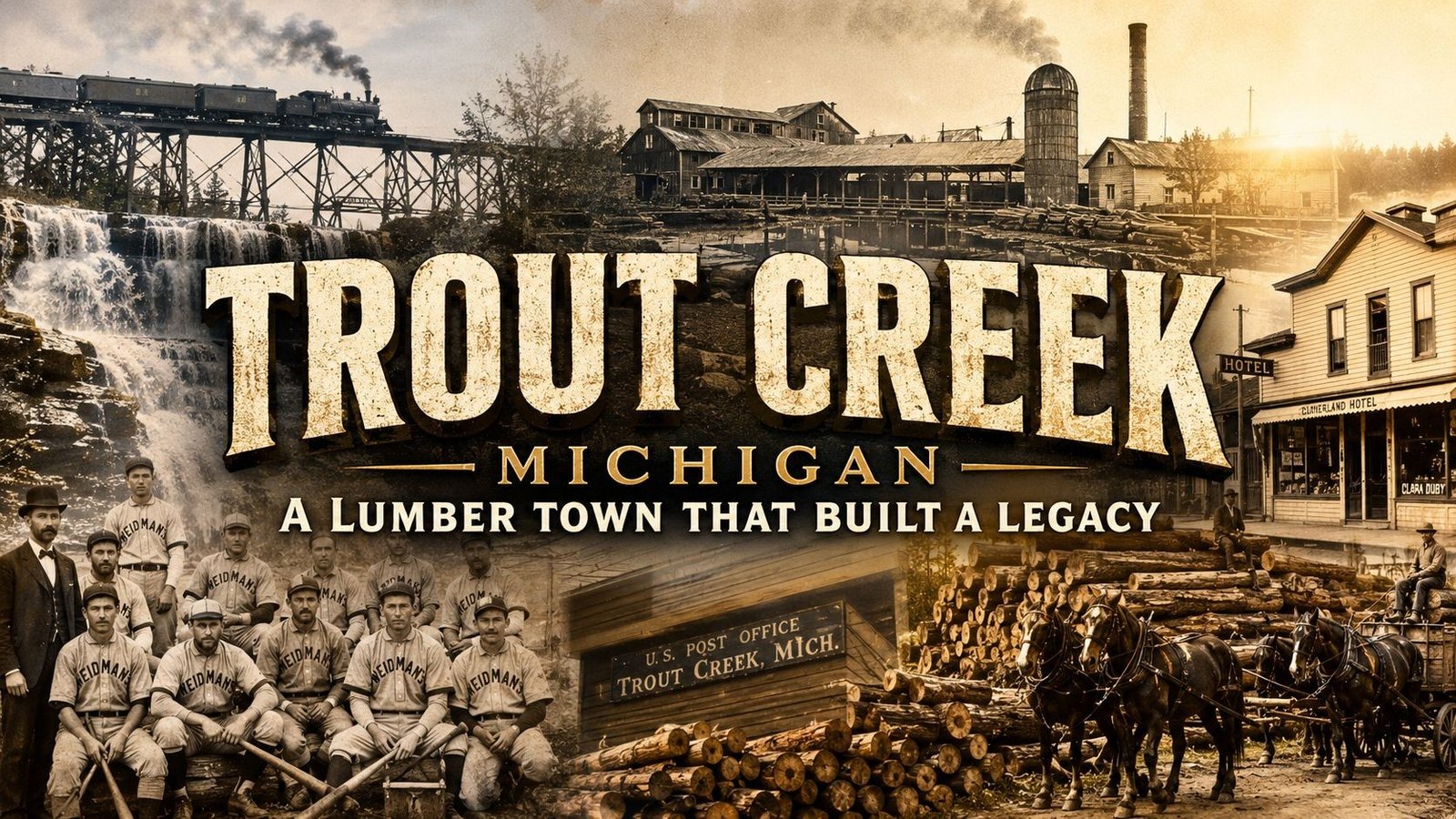 Trout Creek Michigan Moments poster