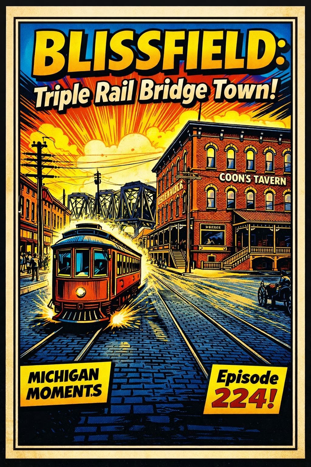 Blissfield Michigan Moments poster