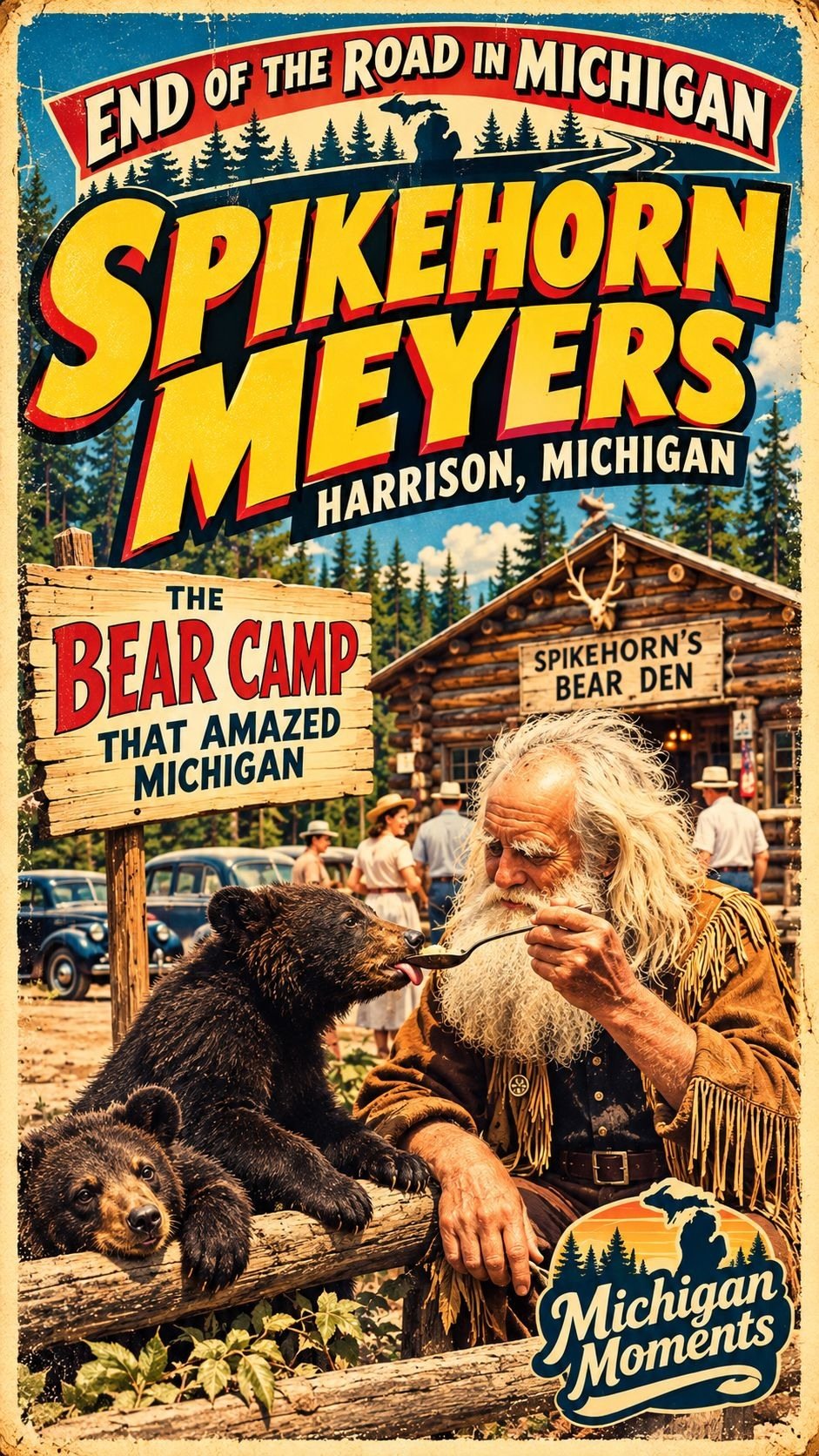 Harrison - Spikehorn Meyers Bears Michigan Moments poster