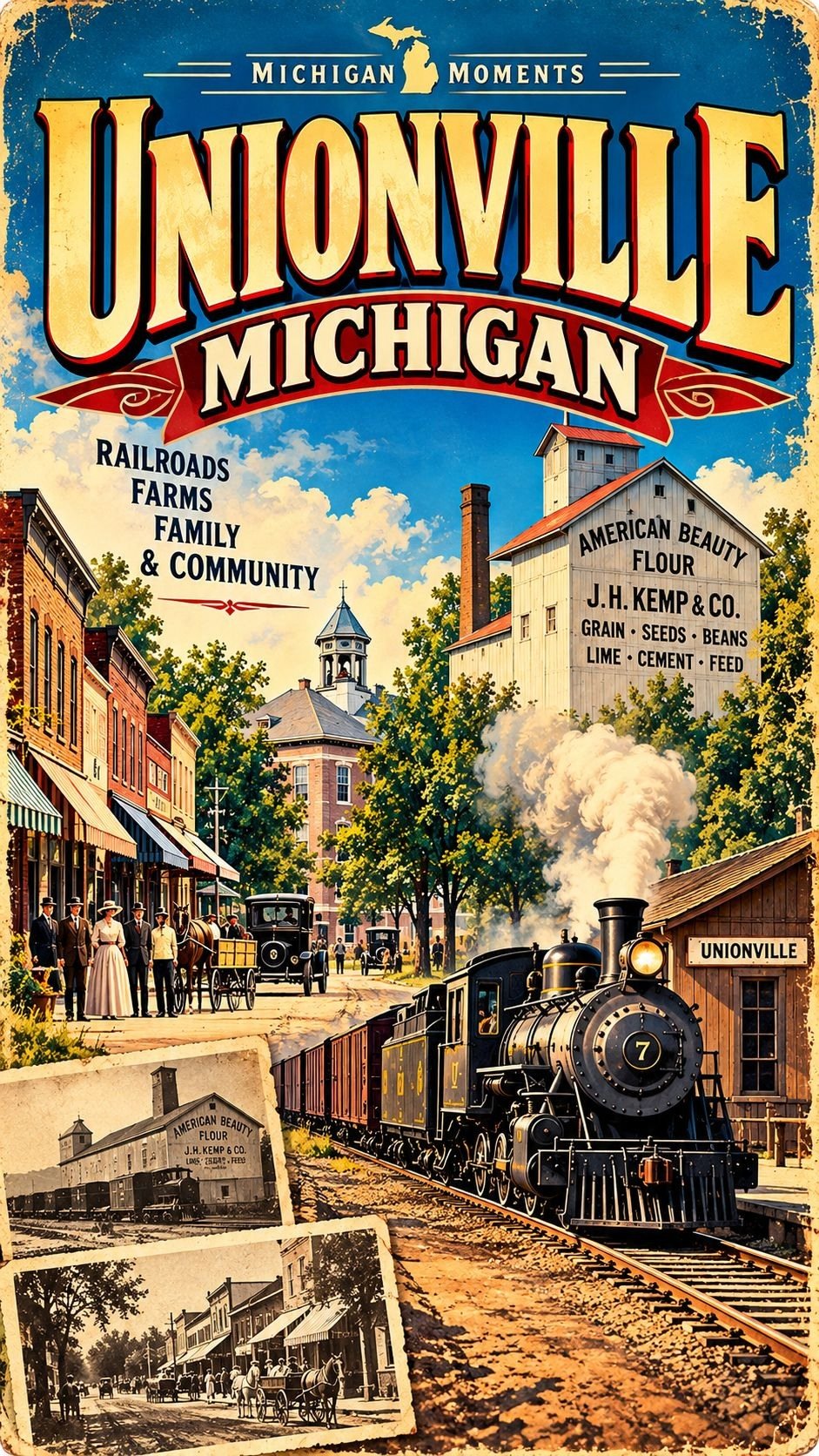 Unionville Michigan Moments poster