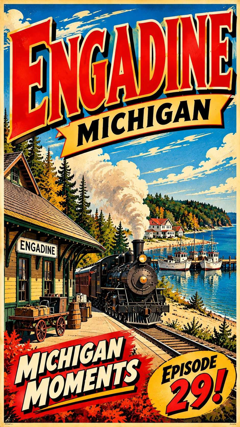 Engadine Michigan Moments poster