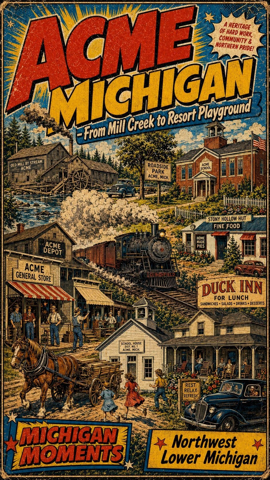 Acme Michigan Moments poster