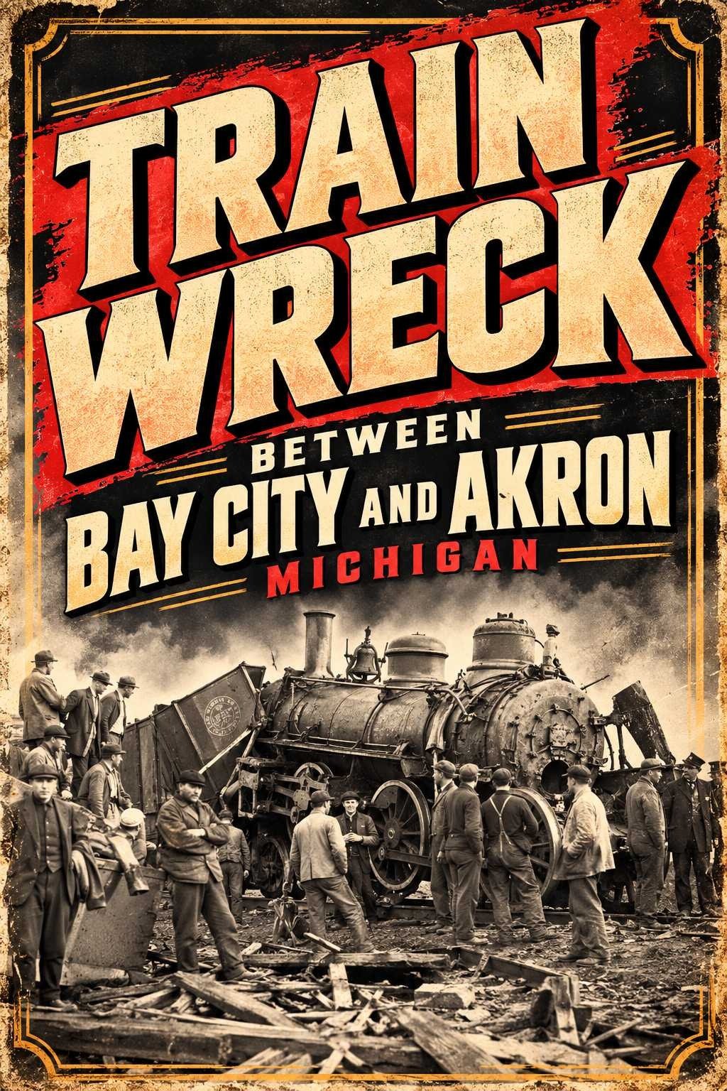 Akron Train Wreck Michigan Moments poster