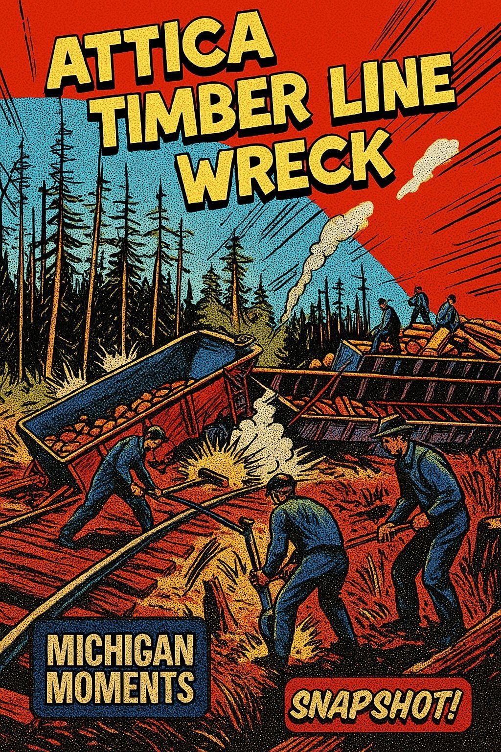 Attica Wreck Michigan Moments poster