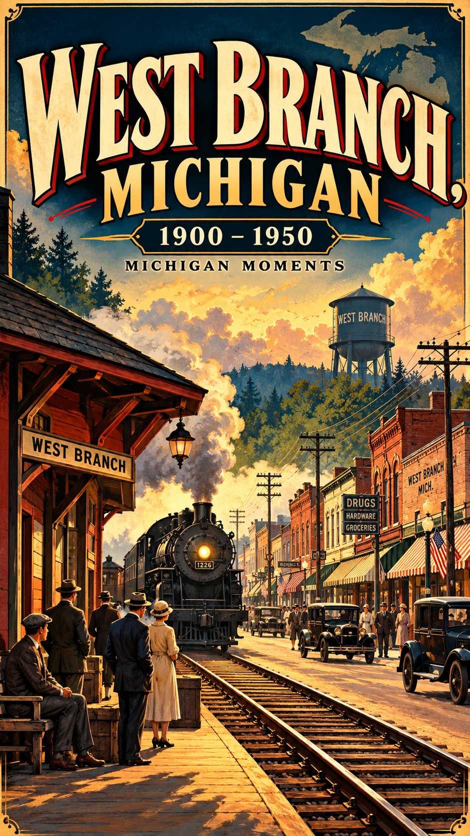 West Branch Michigan Moments poster