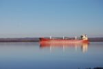 Great Lakes Freighter at St St. Marie