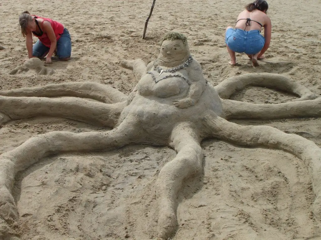 Sand Sculpture on Caseville Beach