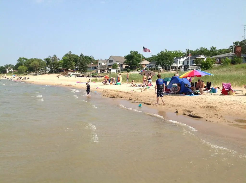 Philp County Park Beach near Caseville Mi