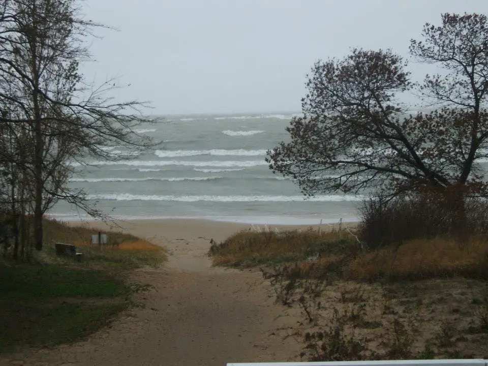 Sylva-Beach-Michigan-Huron-County - 2012 great lakes water levels