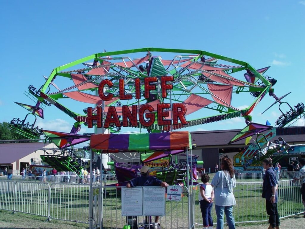 Huron Community Fair Rides on Midway