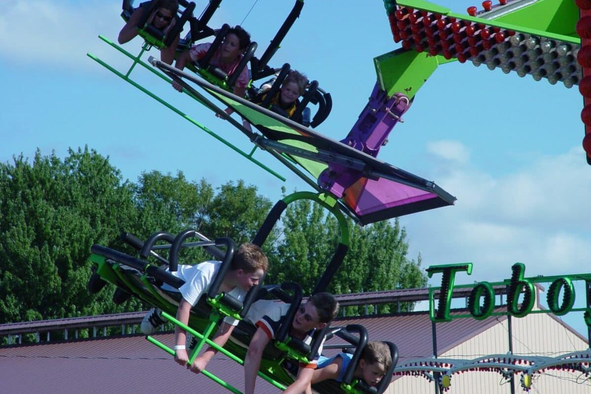 Rides on the Midway - Huron County Fair