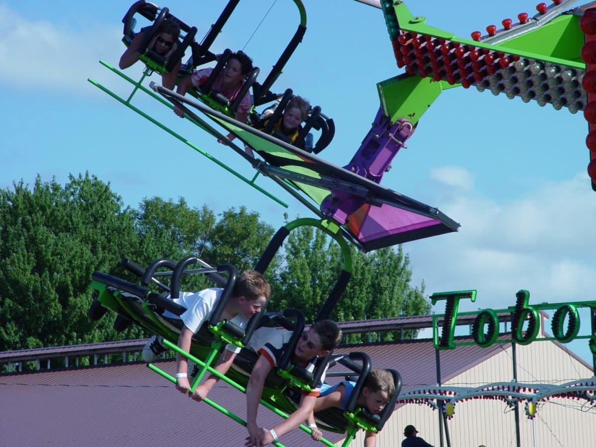 Rides on the Midway - Huron County Fair