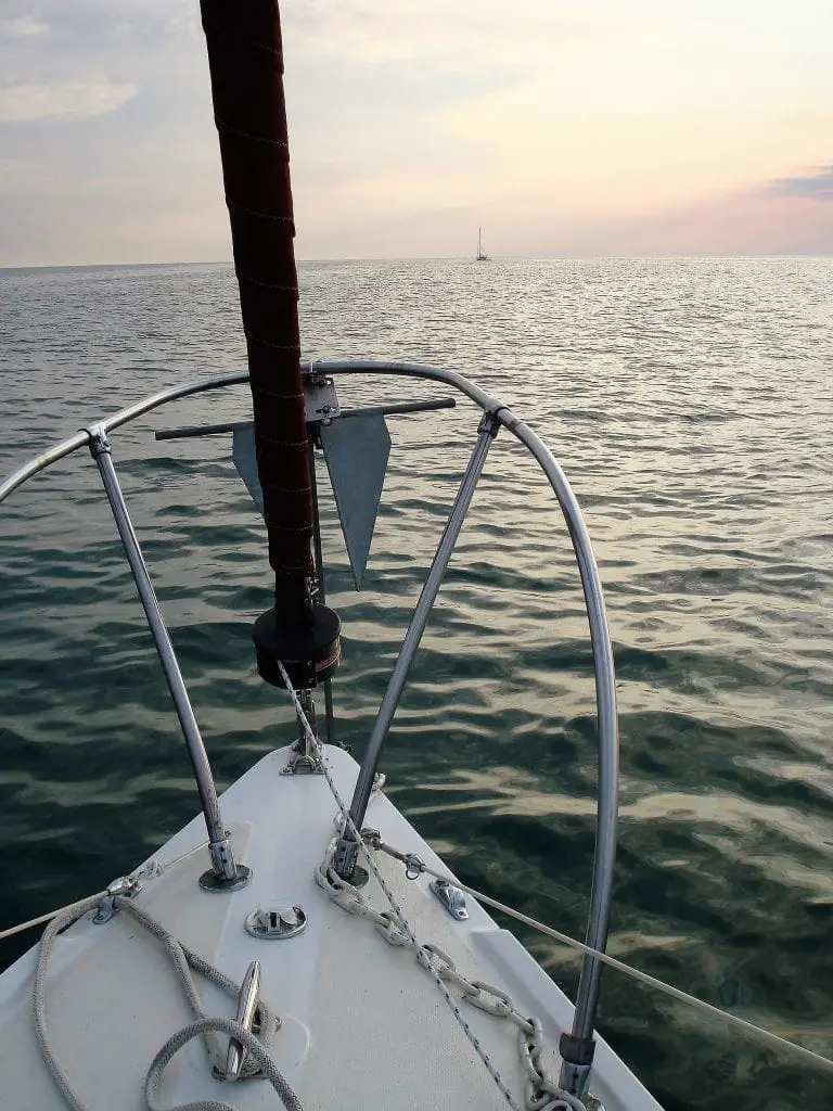 Sailing a Catalina 27 on Saginaw Bay