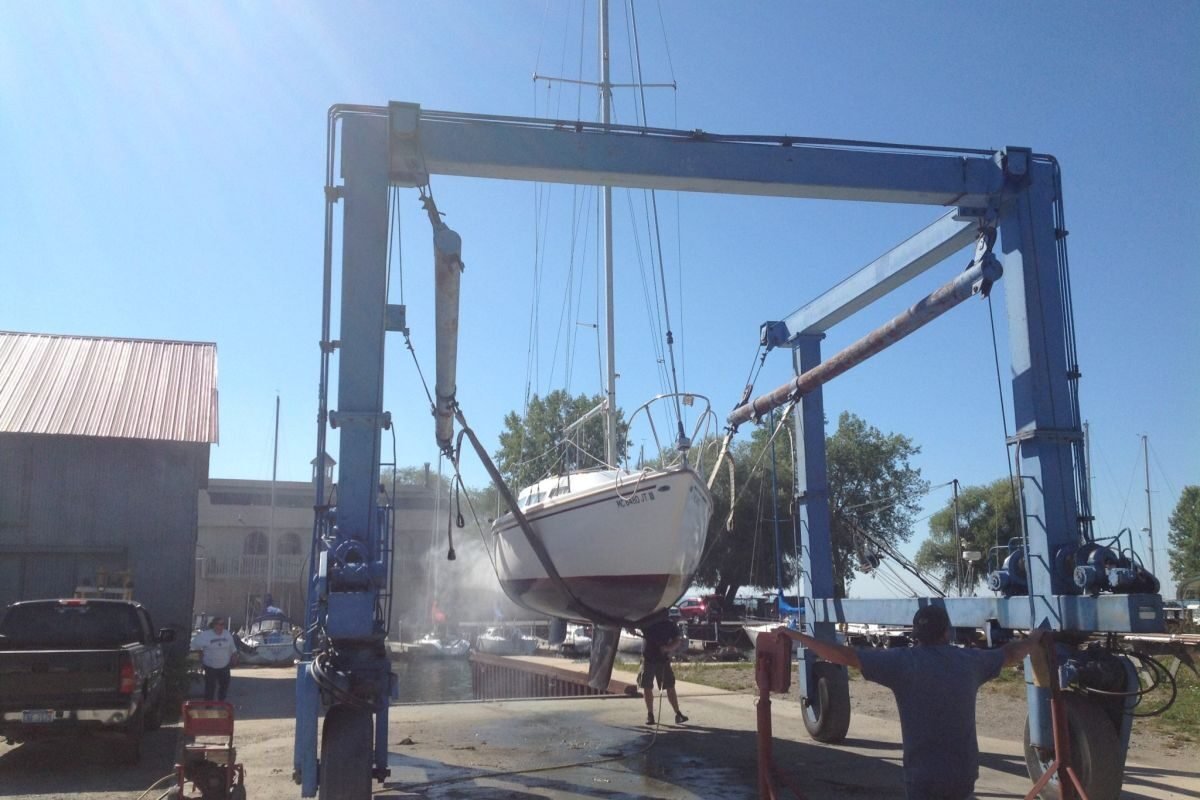 Caseville Harbor - Sailboat