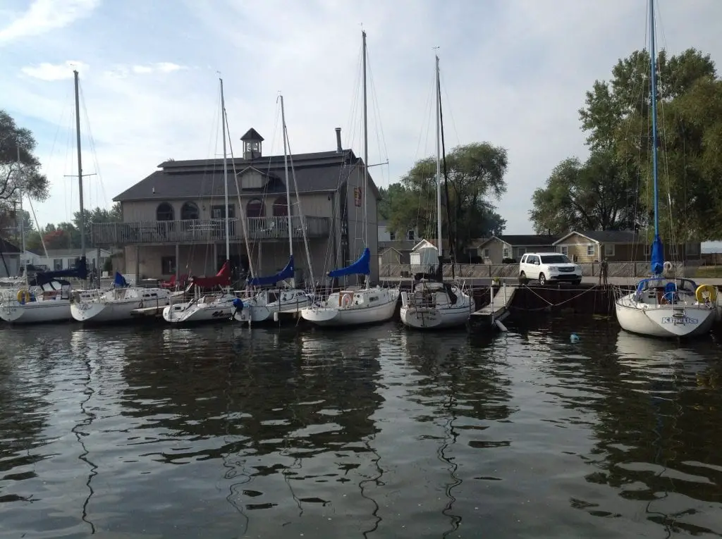 Huron Yacht Club - Caseville Harbor in the Fall