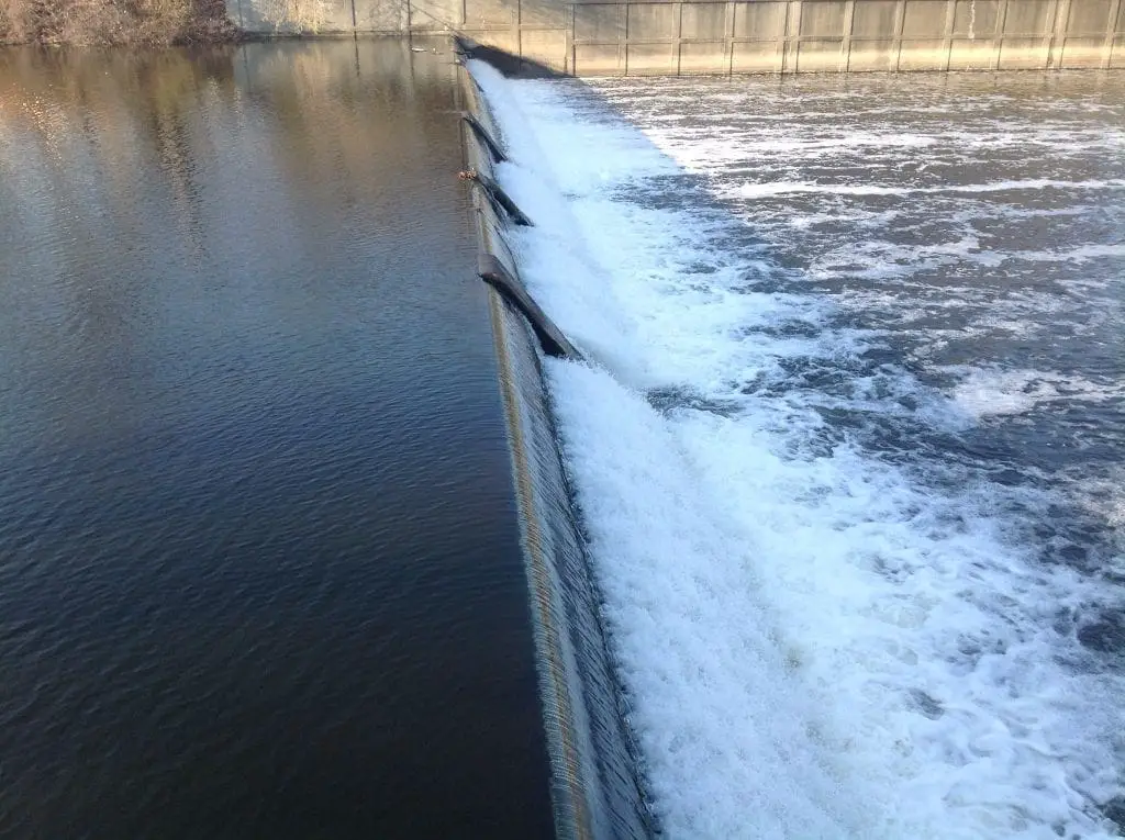 Grand River Downtown Lansing Michigan - Brenke Fish Ladder 