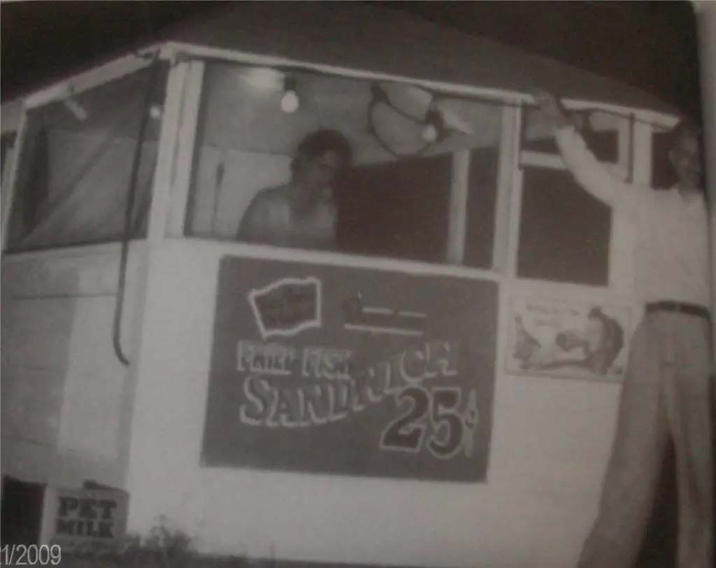 The original  Bay Port fish sandwich stand