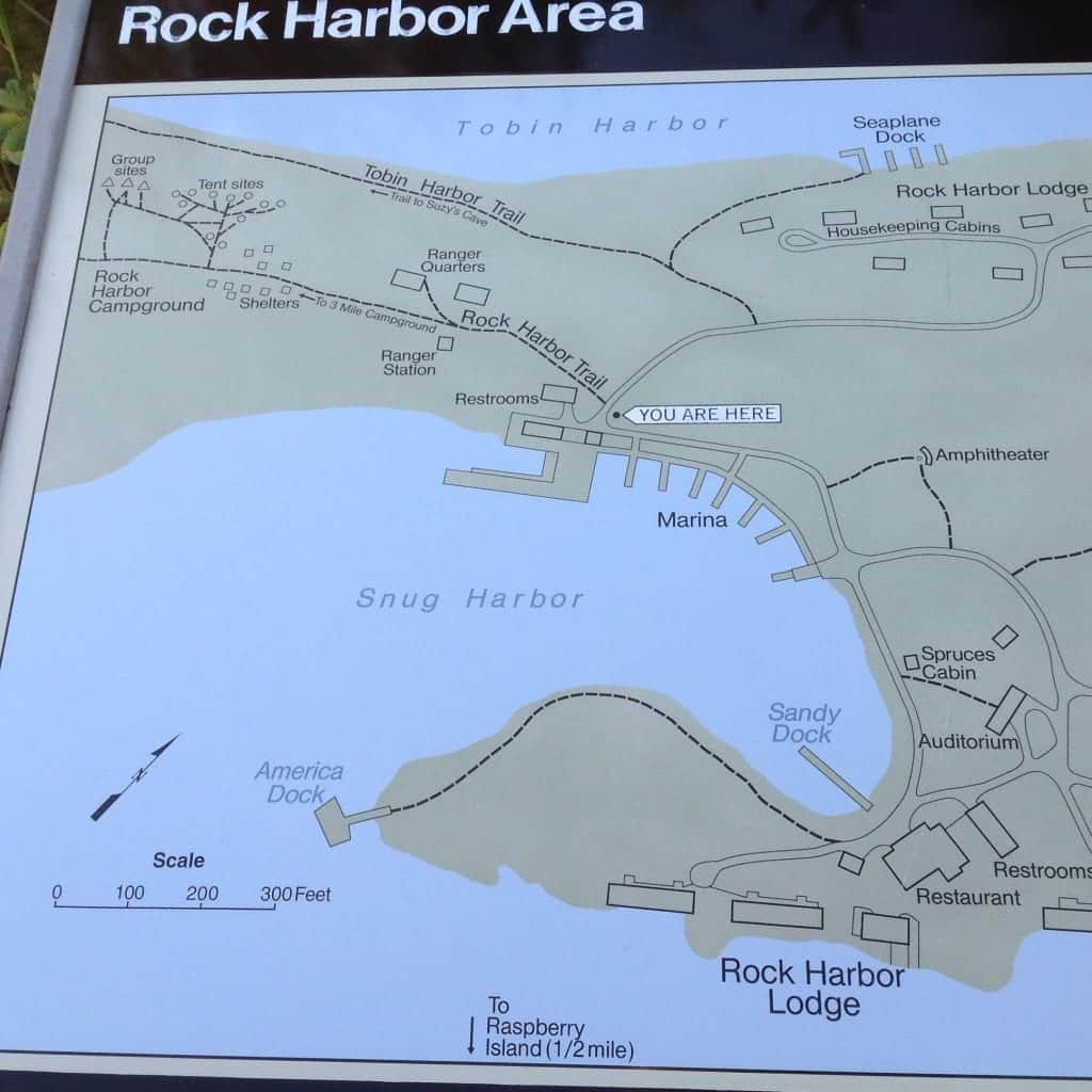 Rock Harbor in Isle Royale