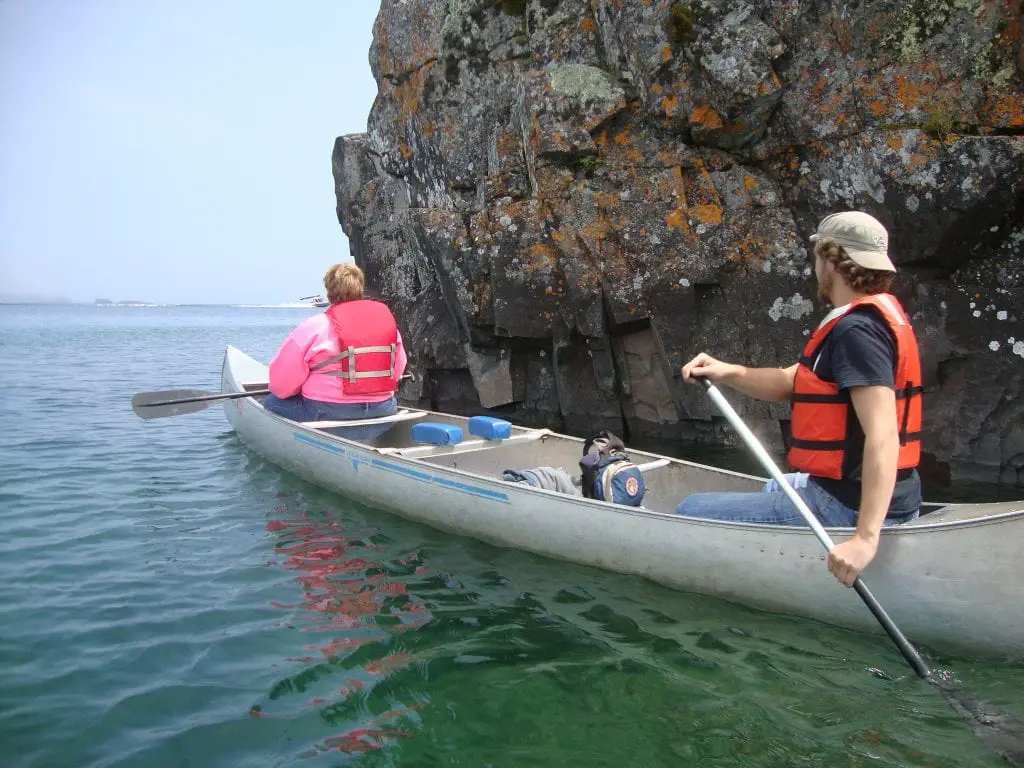Isle Royale National Park with Canoe