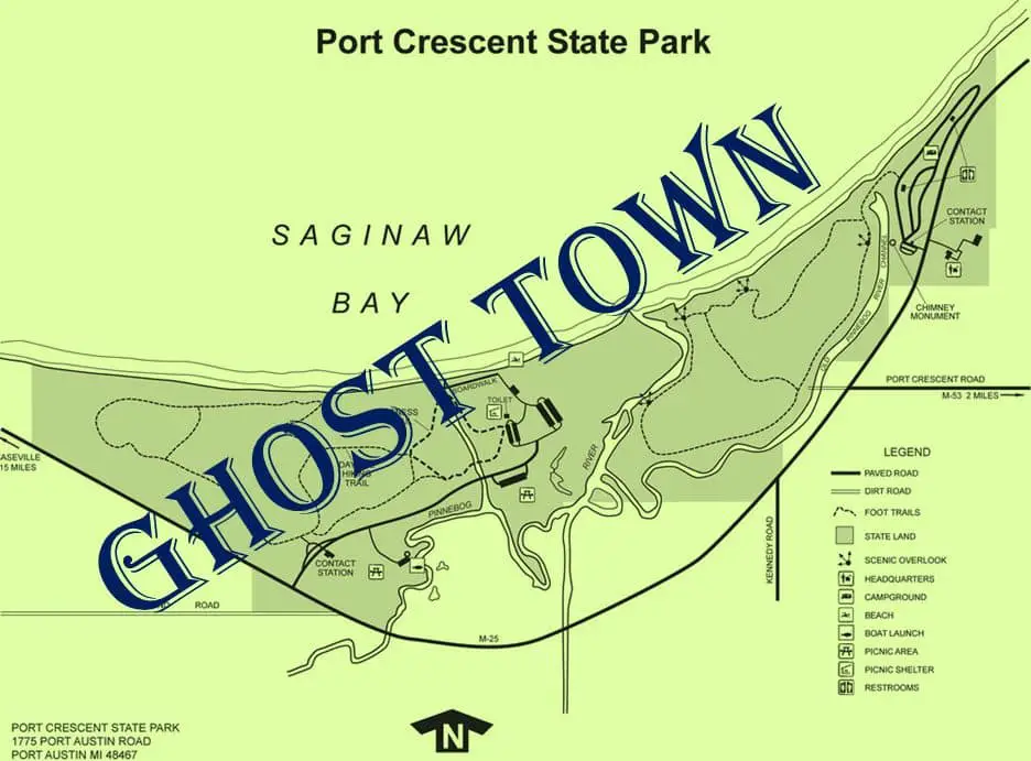 Ghost Town Under Port Crescent State Park