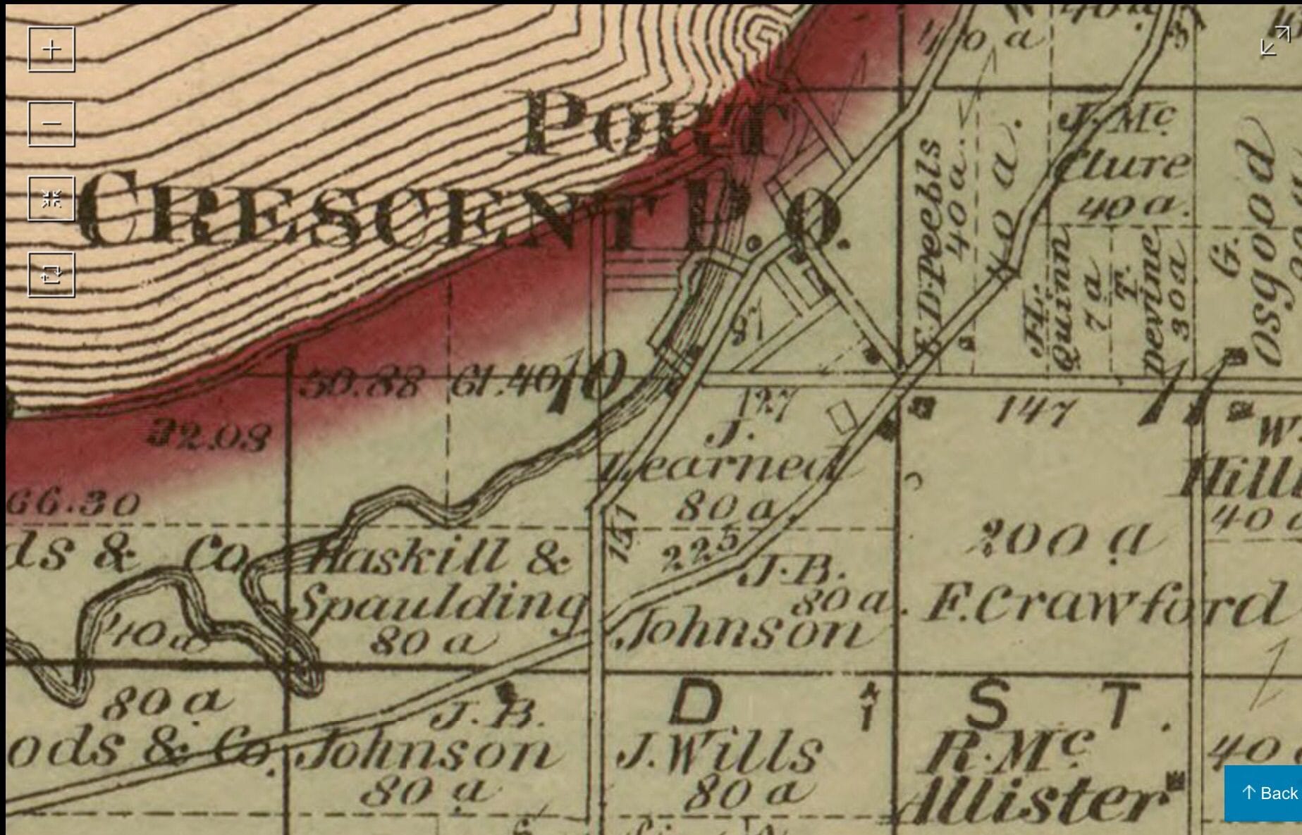 Port Crescent Plat Map