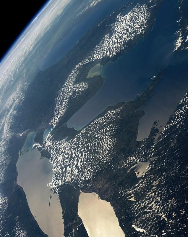 Michigan Thumb From Space