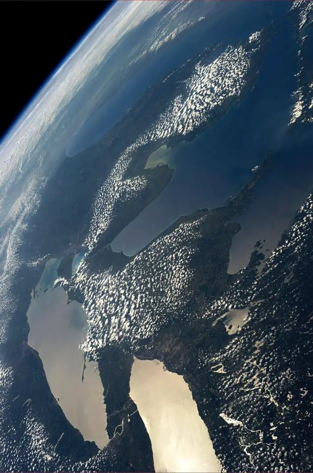 Michigan Thumb From Space