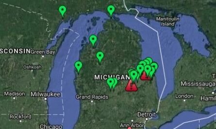 Michigan Wind Farm Map Sample