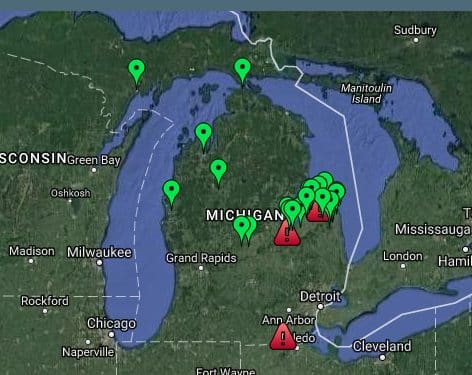 Michigan Wind Energy Map Updated
